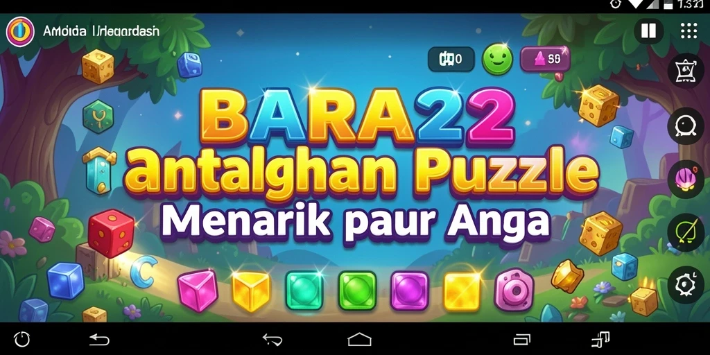Tampilan gameplay Puzzle menarik di BARA22 dengan berbagai level dan tantangan.