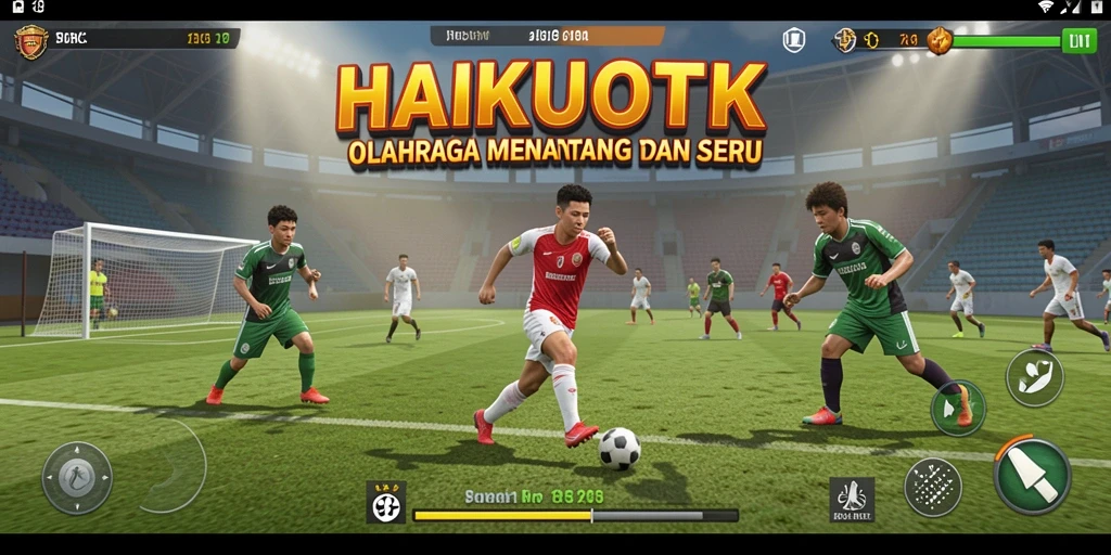 Tampilan gameplay HAIKUOTK yang seru dan kompetitif.