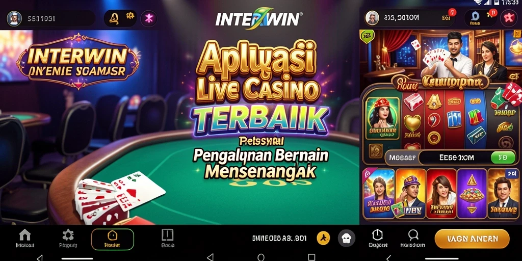 Tampilan gameplay seru di INTERWIN Live Casino.