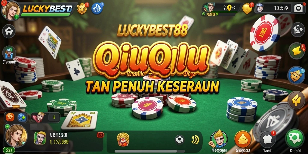 Tampilan gameplay seru LUCKYBEST88 saat bermain QiuQiu.