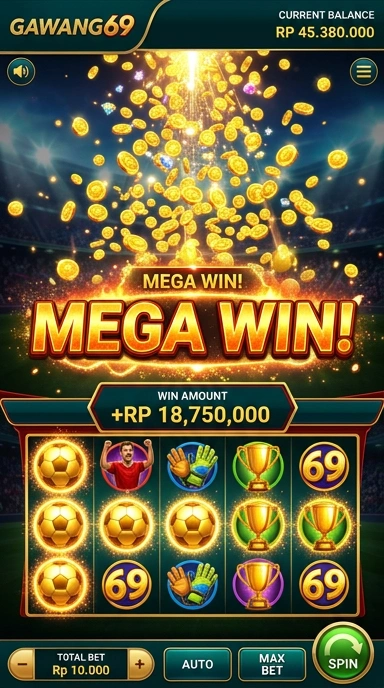 Tampilan kategori aplikasi dalam gawang69.